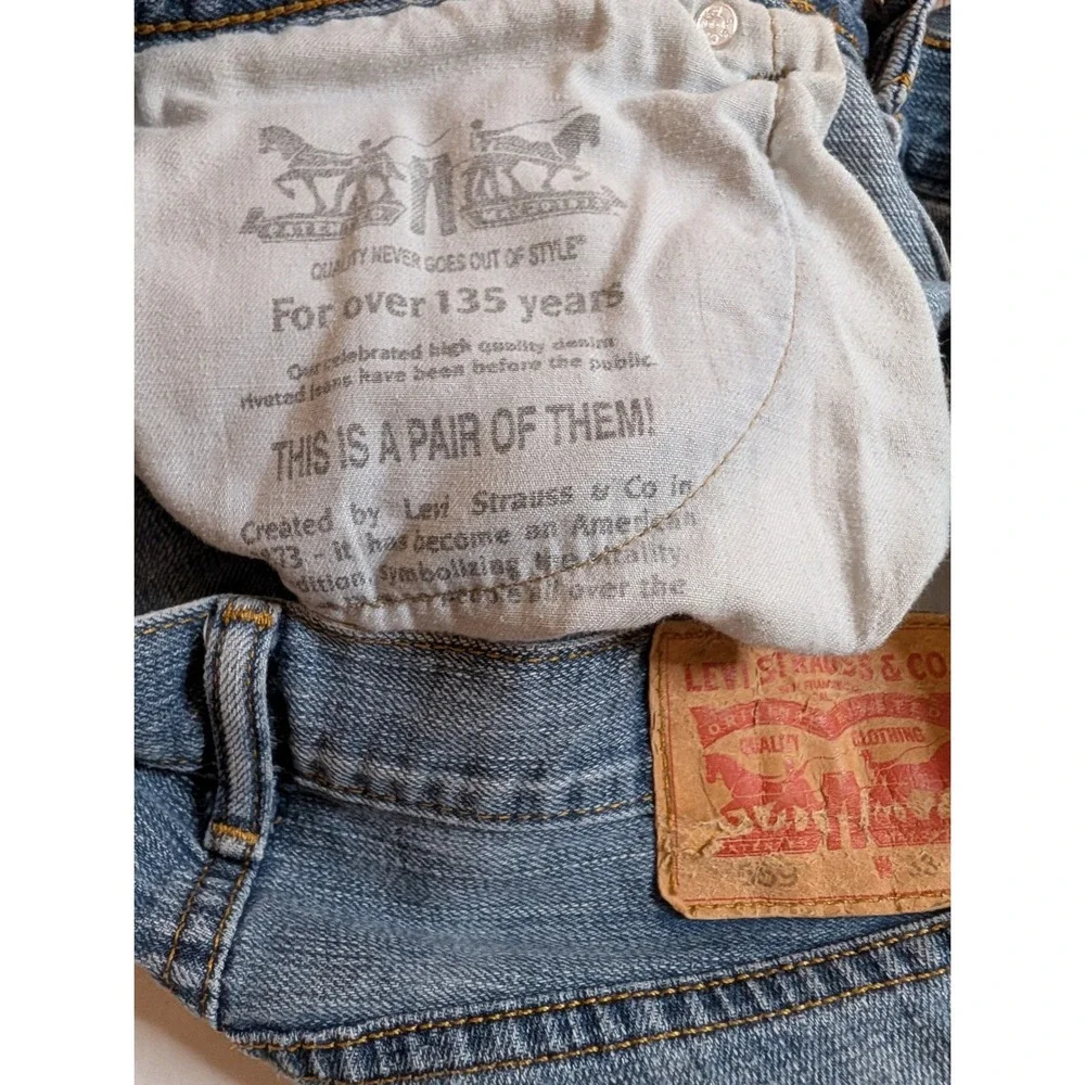 Levis 559 Relaxed Straight‎ Mens Jeans Medium Wash Blue Denim 33x30 00559-4258